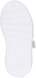 Puma Girls Courtflex V3 Dotty V Shoes In White & Pink