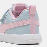 Puma Girls Courtflex V3 V Inf Shoes Grey And Pink