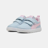 Puma Girls Courtflex V3 V Inf Shoes Grey And Pink