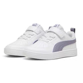 Puma Kids Rickie Ac+ Ps Shoes In White And Plum