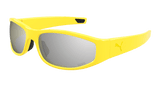 Puma Sunglasses Mens In Yellow Silver PU0483S-004