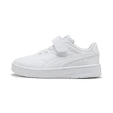 Puma Unisex Kids Court Lally AC+ Shoes In White
