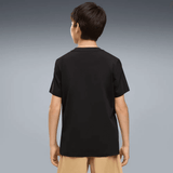 Puma Boys Graphic Box T-Shirt In Black