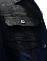 Pure Premium Borso Denim Jacket In Black