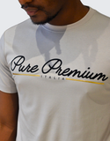Pure Premium Mens Caroza T-Shirt In Grey