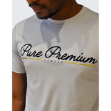 Pure Premium Mens Caroza T-Shirt In Grey