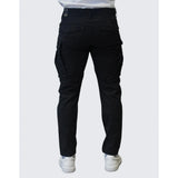 Pure Premium Mens Clint Cargo Pants In Black