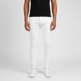 Pure Premium Enzo Skinny Jeans In White