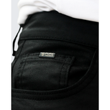Pure Premium Mens Black Ginetti Wax Jeans