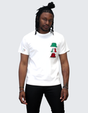 Pure Premium Mens White Taviani Tee