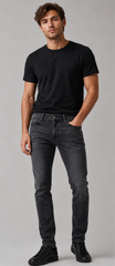 Pure Premium Switch Jeans In Black