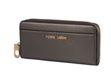 Pierre Cardin Charlie Zip Around Purse In Pewter