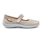 Hotter Ladies Quake II Shoes In Pale Grey