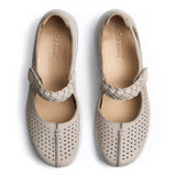 Hotter Ladies Quake II Shoes In Pale Grey