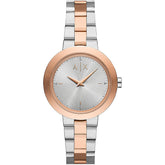 Armani Exchange Womens Jackie Watch In Rose Gold & Silver
