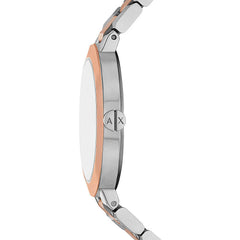 Armani Exchange Womens Jackie Watch In Rose Gold & Silver