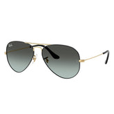 Ray-Ban Unisex Adults Aviator Sunglasses In Black/Gold/Blue