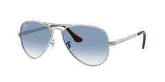 Ray-Ban Blue Lens Sunglasses For Men In Silver