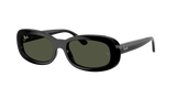 Ray-Ban Oval Frame Sunglasses For Women In Black