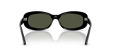 Ray-Ban Oval Frame Sunglasses For Women In Black