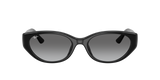 Ray-Ban Womens Oval Gradient Sunglasses In Black