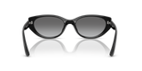 Ray-Ban Womens Oval Gradient Sunglasses In Black