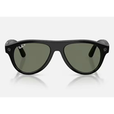 Ray-Ban Meta Aviator Smart Glasses – G15 Green Polarized, Shiny Black(Pre Order)