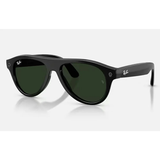 Ray-Ban Meta Aviator Smart Glasses – Transitions Gen S Graphite Green, Shiny Black