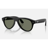 Ray-Ban Meta Aviator Smart Glasses – G15 Green Polarized, Shiny Black(Pre Order)