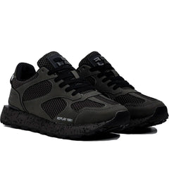 Replay Mens Dean Mesh Sneakers In Grey