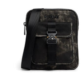 Replay Mens Side Bag In Black