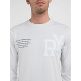 Replay Mens RY Long Sleeves T-Shirt In White