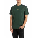 Replay Mens 135 T-Shirt In Dark Green