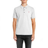 Replay Mens Polo Short Sleeves T-Shirt In White