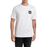 Replay Mens Custom Print Short Sleeves T-Shirt In White
