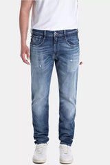 Replay Mens Jeans In Navy Blue