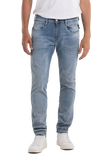 Replay Mens Hyperflex Jean In Grey Denim