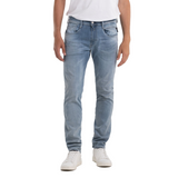 Replay Mens Hyperflex Jean In Grey Denim
