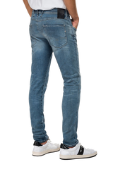 Replay Mens Hyperflex Jean In Grey Denim