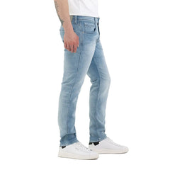 Replay Mens C42 Jeans In Light Blue