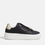 Replay Womens Notting W Image Shoes In Black & Gold