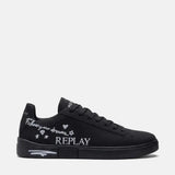 Replay Mens Polys Doodle Sa Shoes In Black