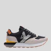 Replay Mens Dean Circus Shoes In Beige & Black