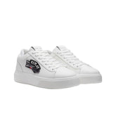 Replay Mens Notting Badges Sneakers In White