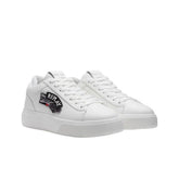 Replay Mens Notting Badges Sneakers In White