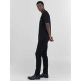 Replay Mens Tiger Print Short Sleeves T-Shirt In Black