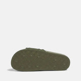 Replay Mens Up Graven Slides In Green & Black