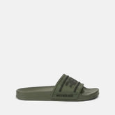 Replay Mens Up Graven Slides In Green & Black