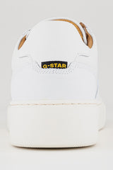 G-Star Raw Mens Postino Lea Shoes White
