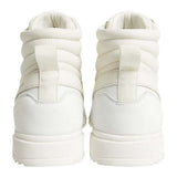 Calvin Klein High Top Lace Up Sneaker In White